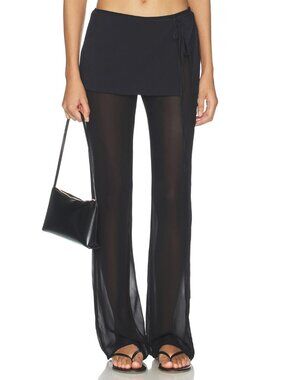 Bec & Bridge Maralia Overlay Pant in Black